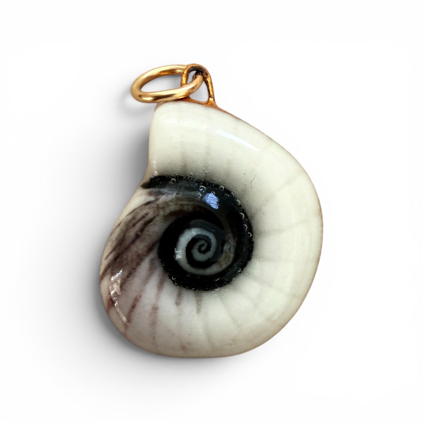 Spiral Seashell Charm