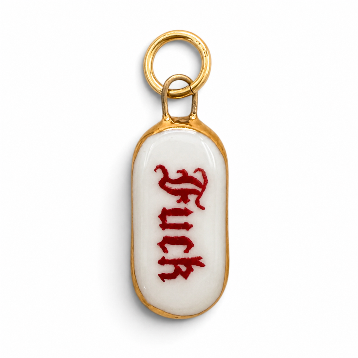 “Fuck” Old English Small Bar Charm