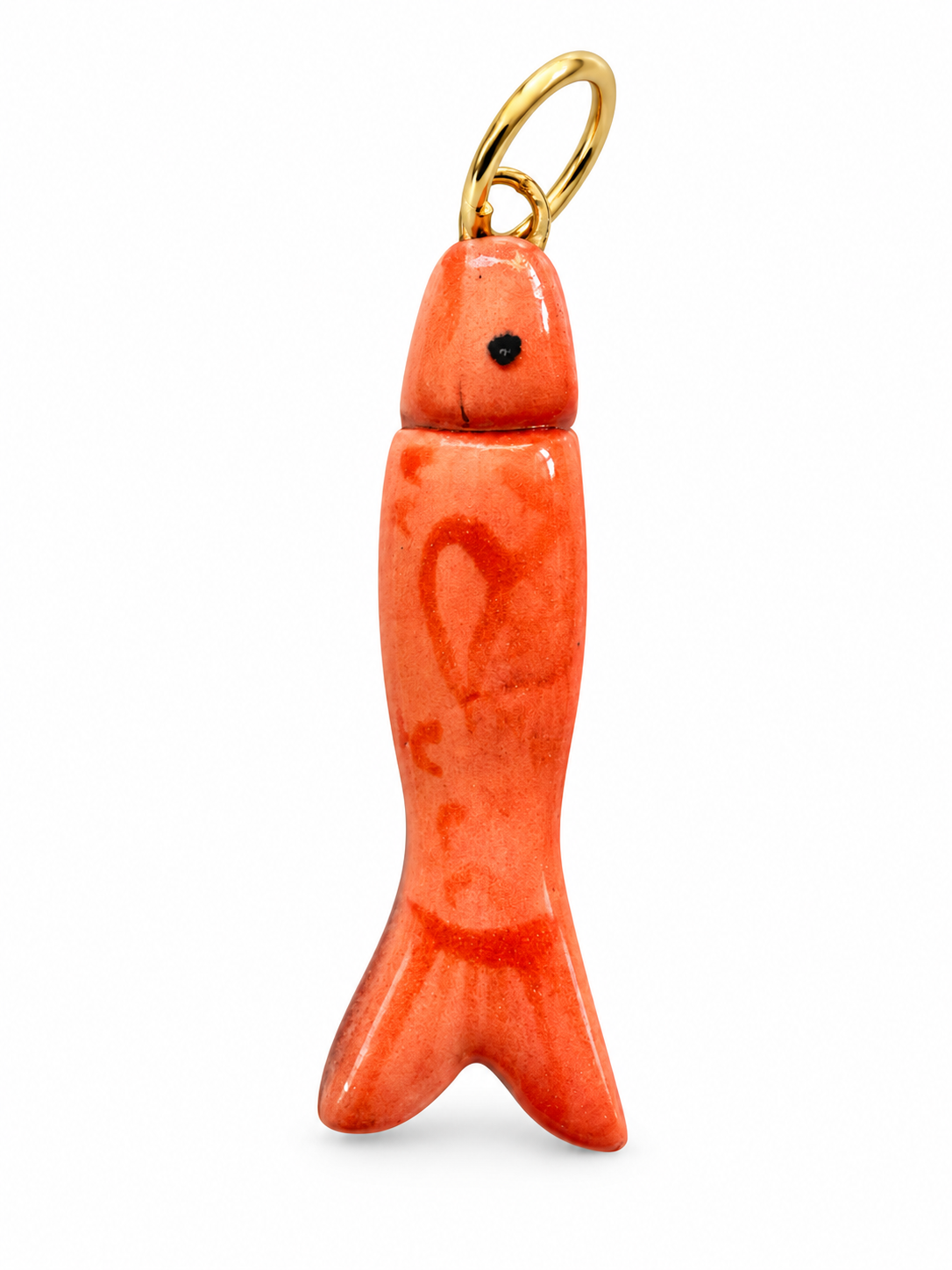 Orange Fish Charm