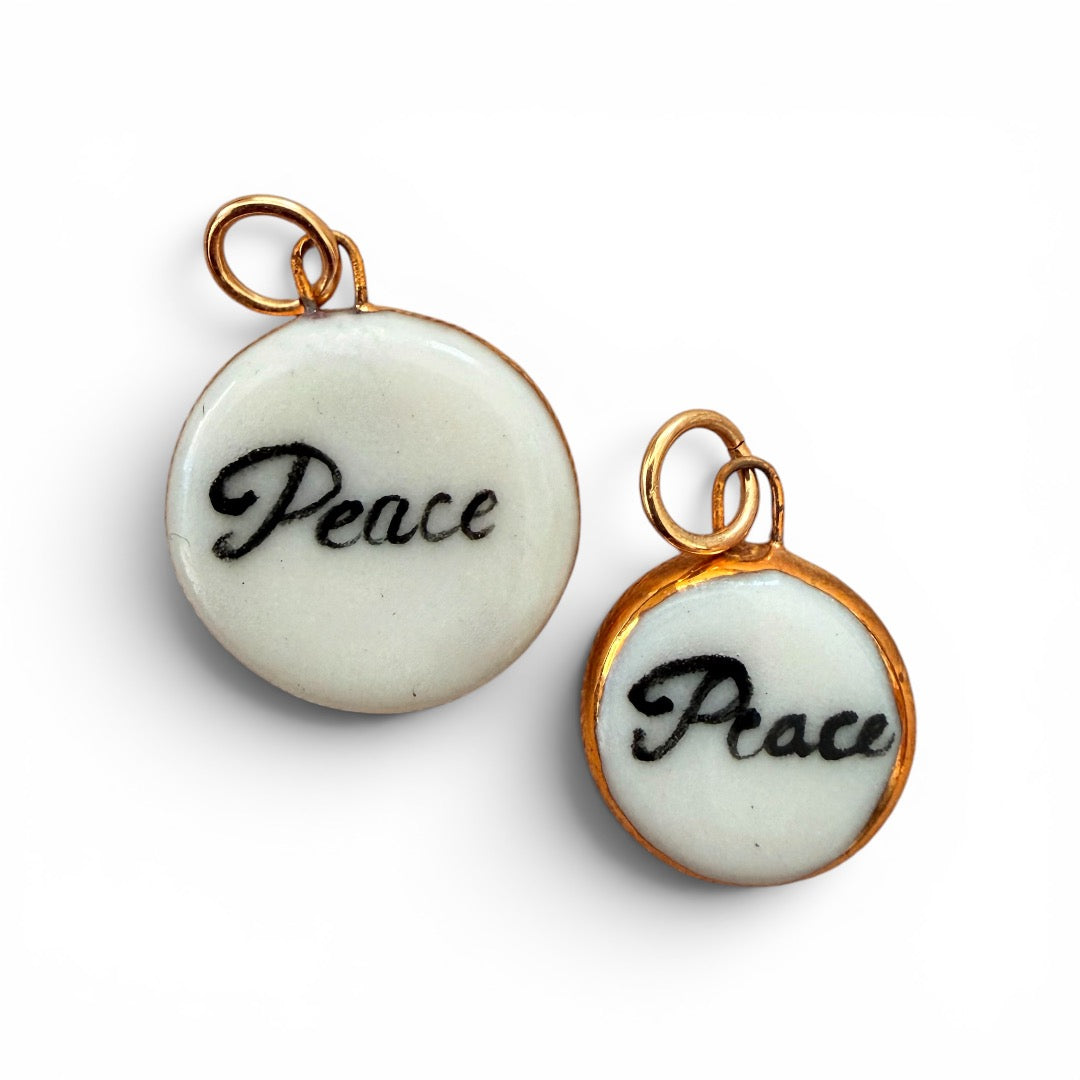 "Peace" Charm
