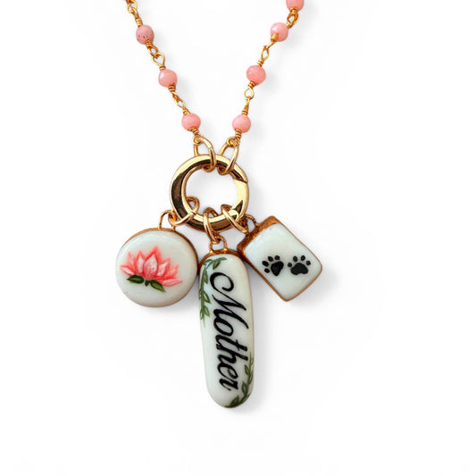 Emoji Paw Prints Charm