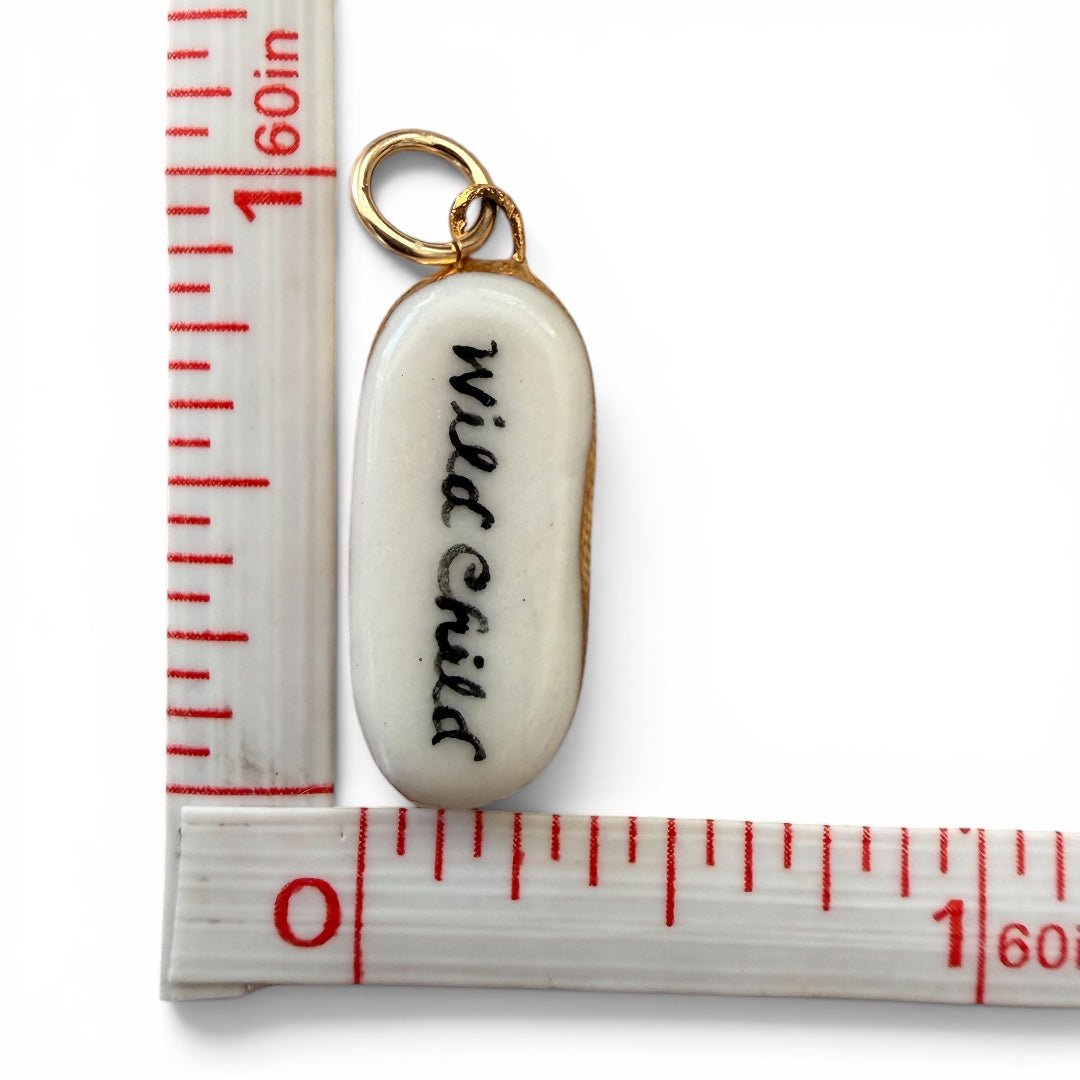 Eighth Note, B&W "NYC", "Wild Child" Charm Necklace
