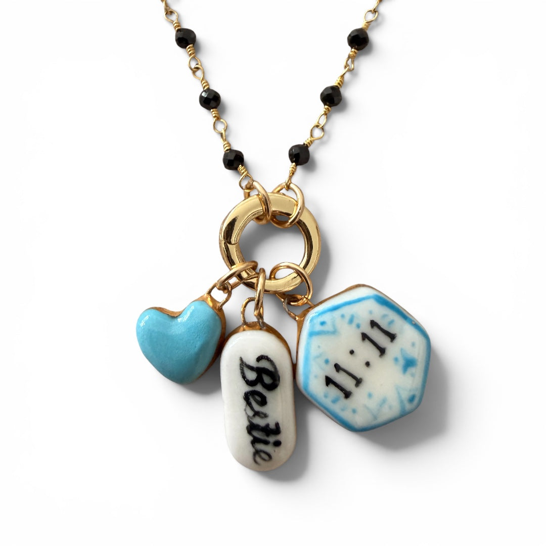 11:11 Hexagon Charm