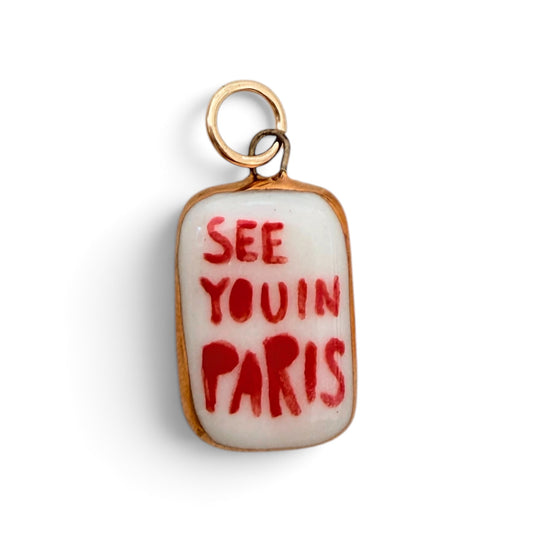“See You In Paris” Charm