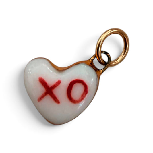 XO Heart Charm