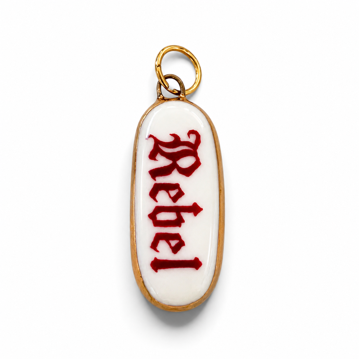 “Rebel” Old English Bar Charm