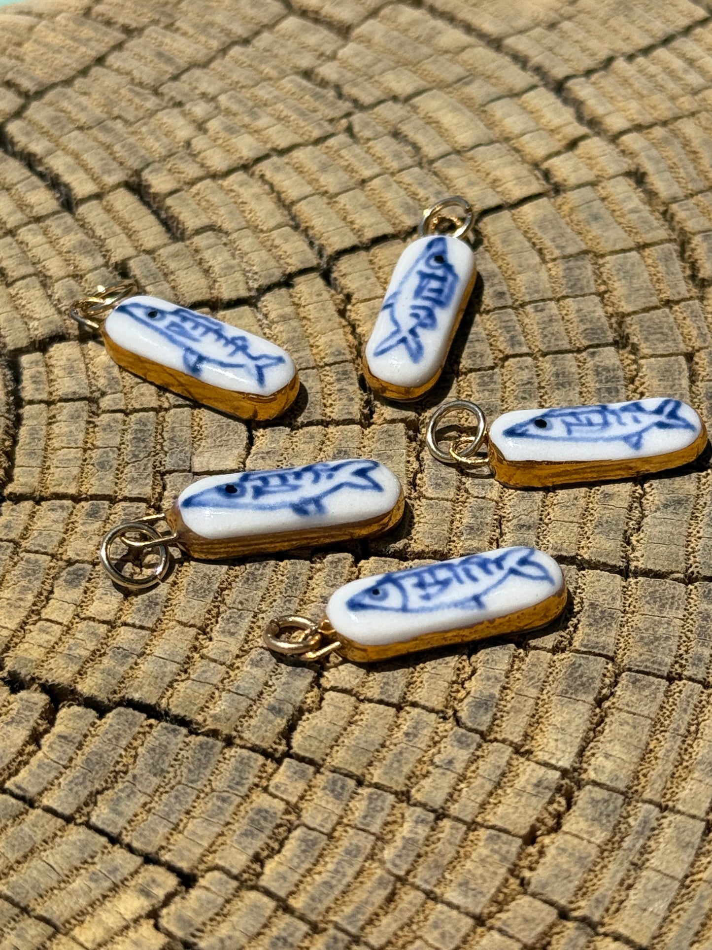 Lucky Blue Fish Charm