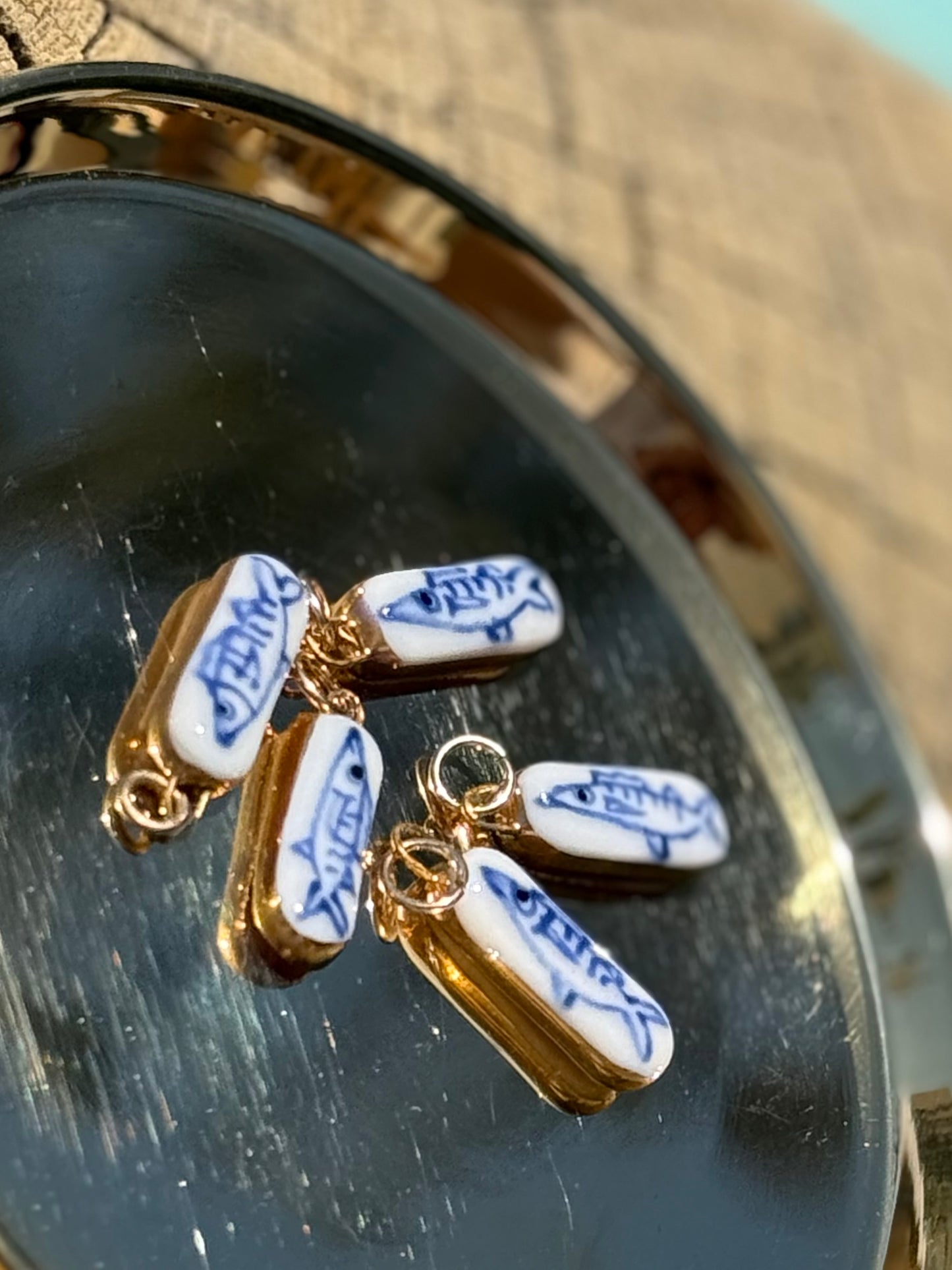 Lucky Blue Fish Charm