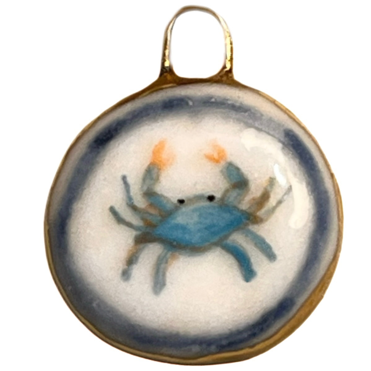Blue Crab Charm