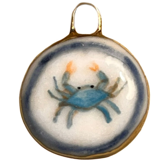 Blue Crab Charm