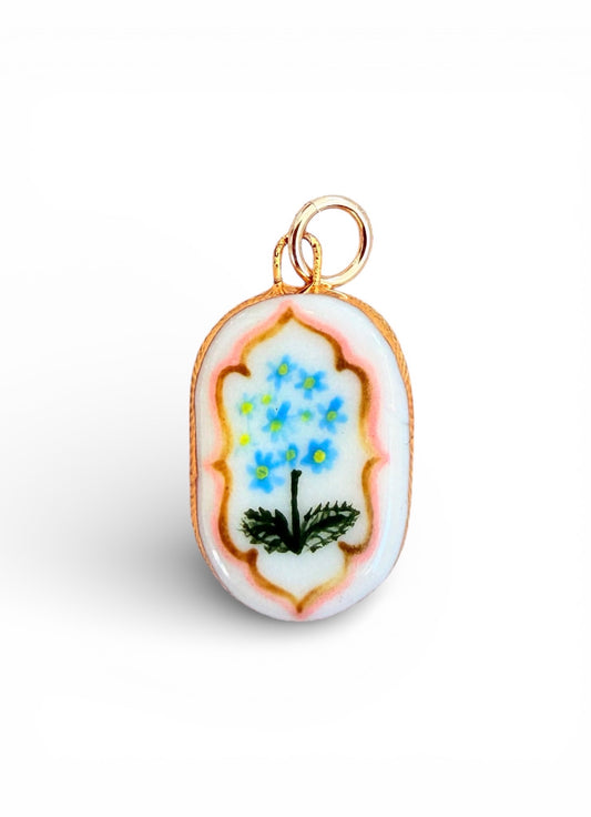 Hyacinth Portrait Large Oval Charm