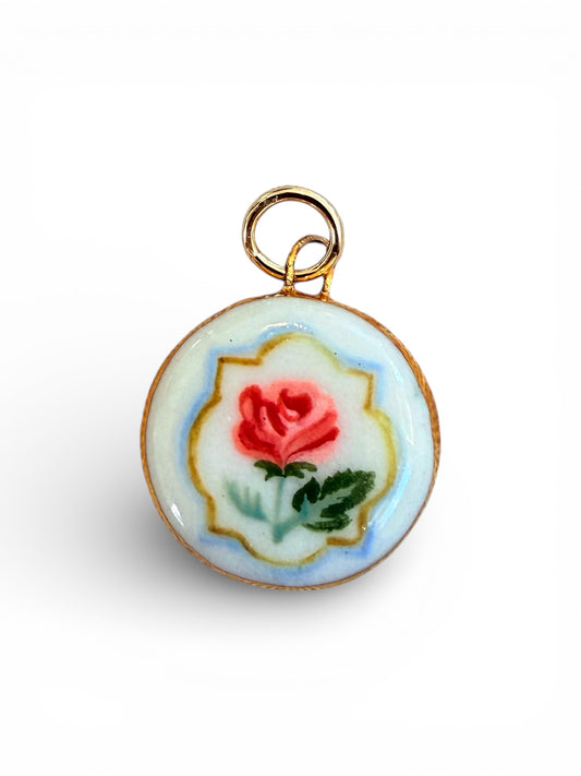 Rose Portrait Charm