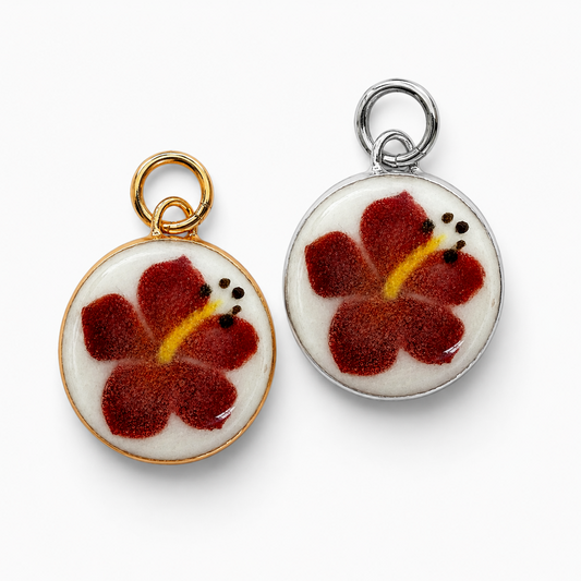 Hibiscus Flower Charm