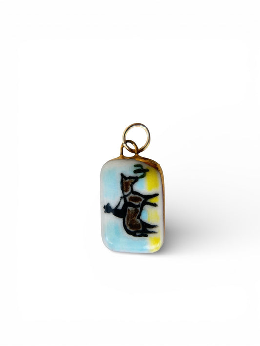 Cowboy Sunset Charm
