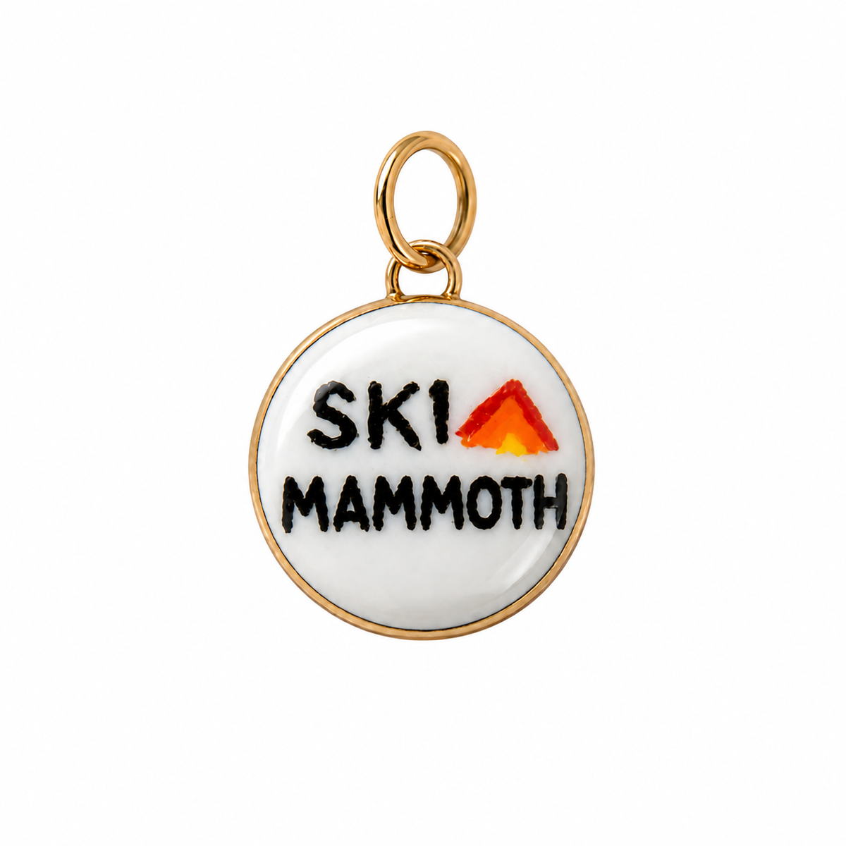 “Ski Mammoth” Charm