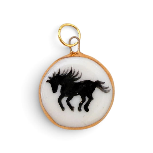 Running Horse Charm