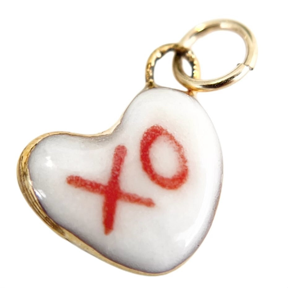 XO Heart Charm