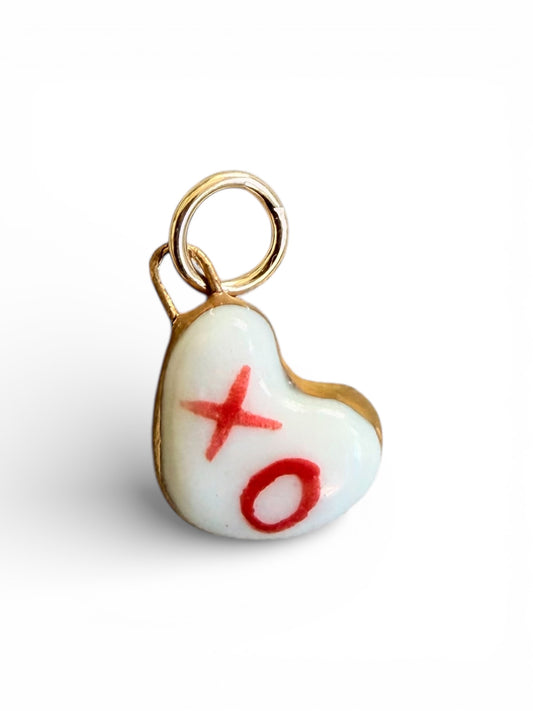 XO Heart Charm