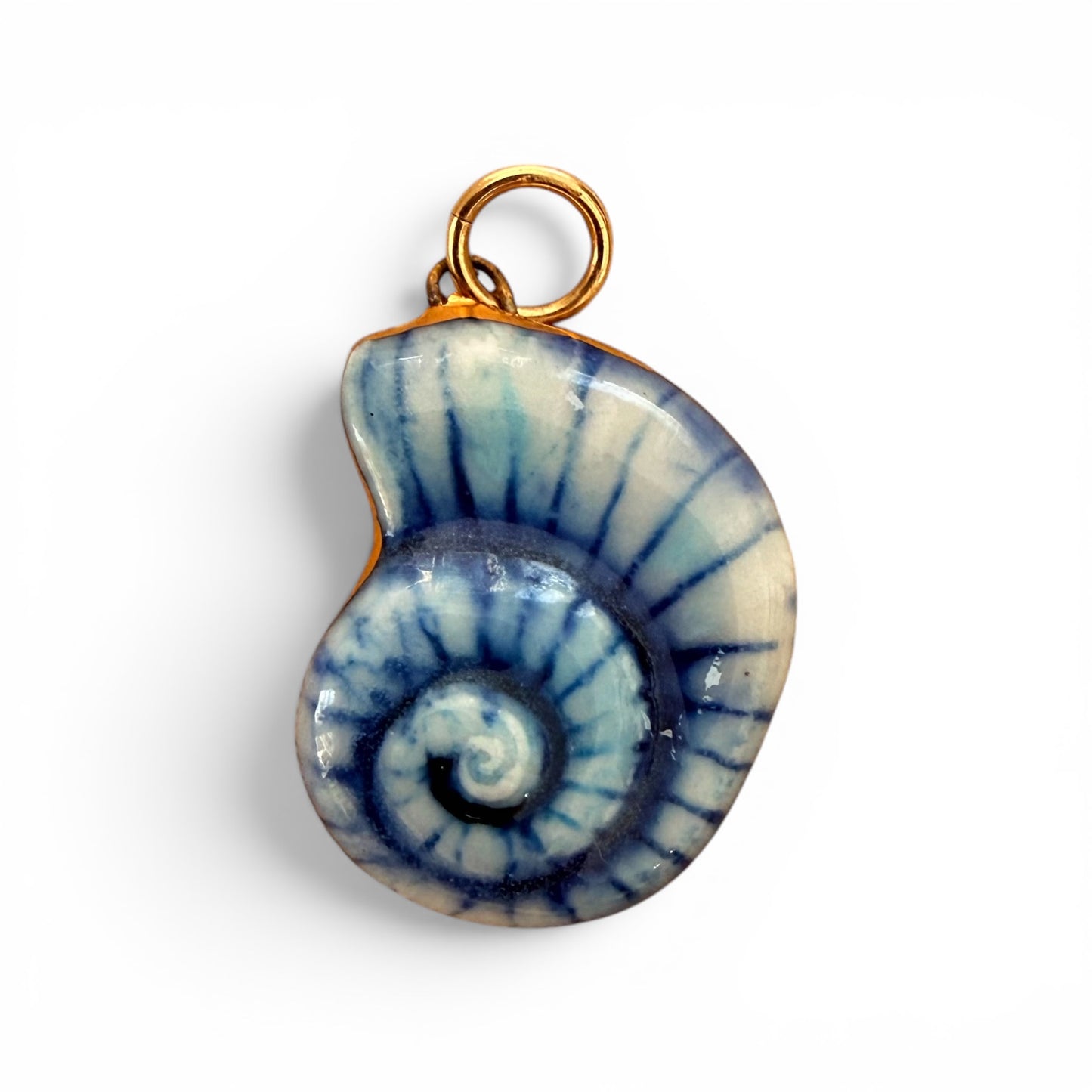 Spiral Seashell Charm