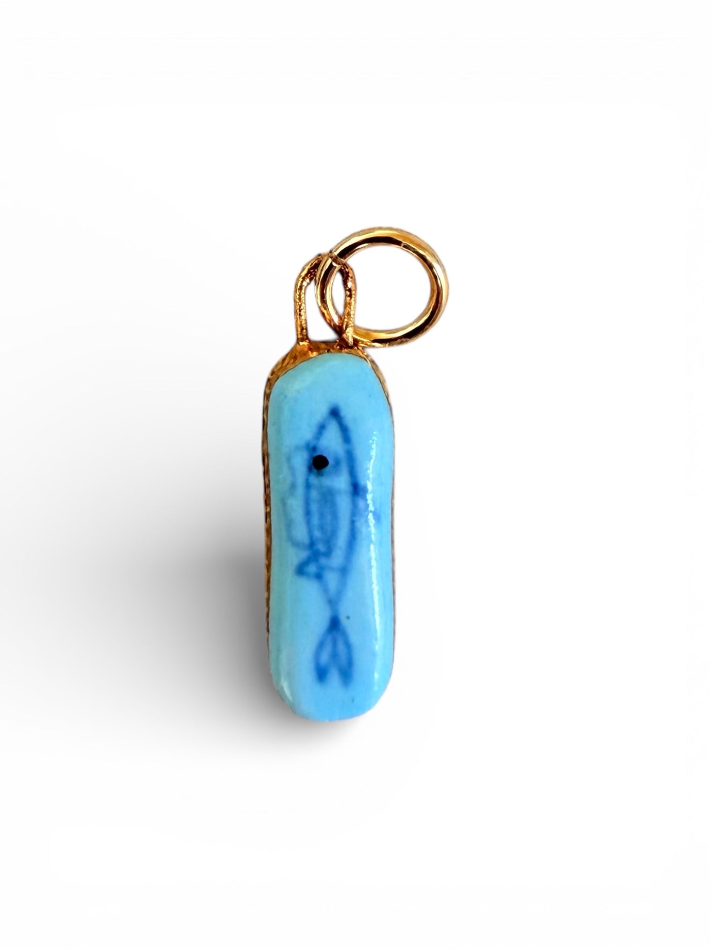 Lucky Blue Fish Charm