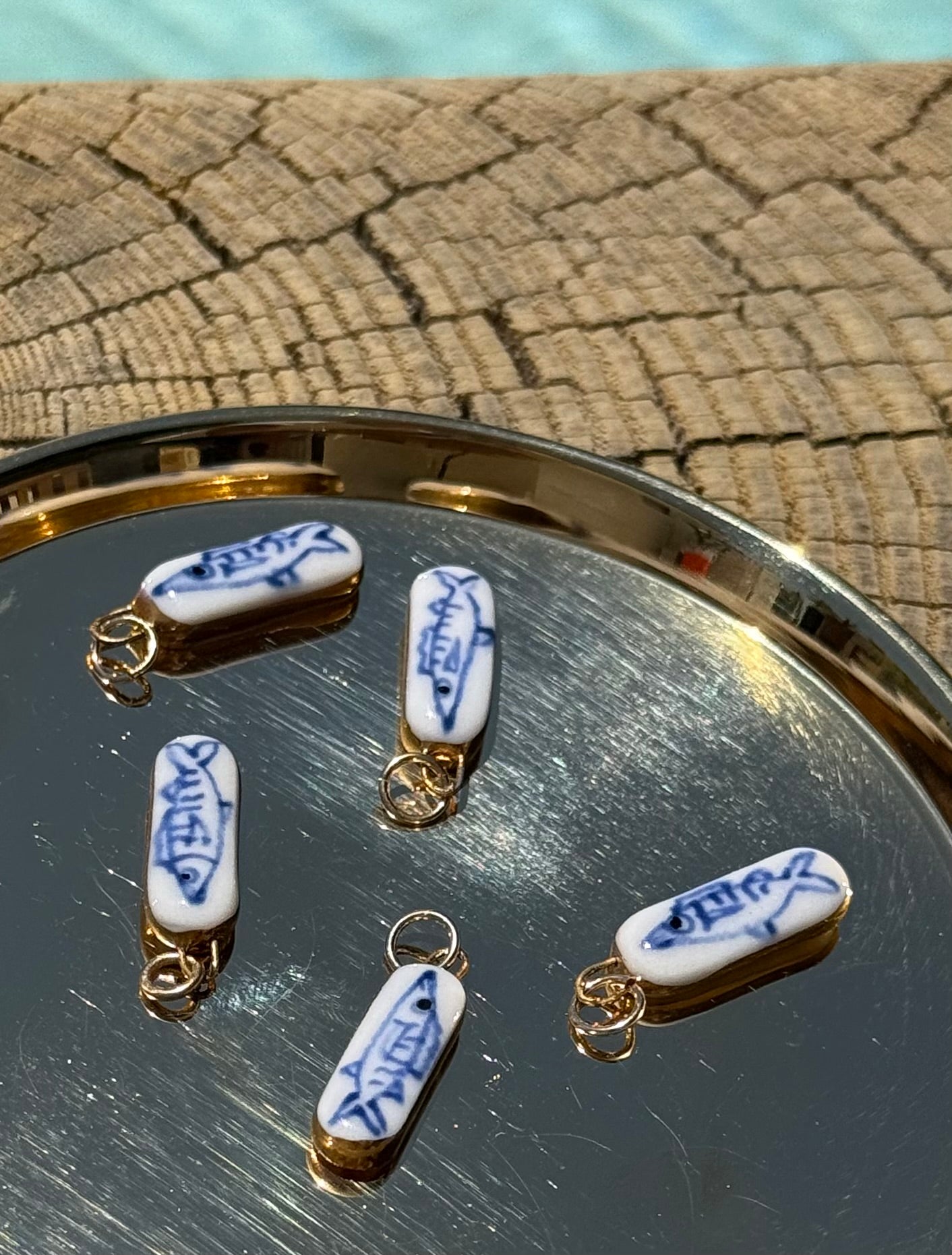 Lucky Blue Fish Charm