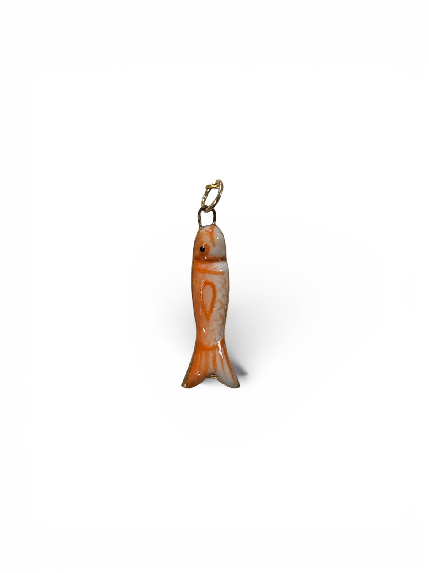 Orange Fish Charm