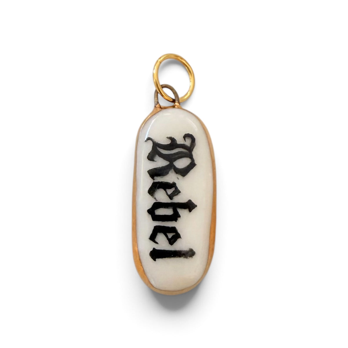 “Rebel” Old English Bar Charm