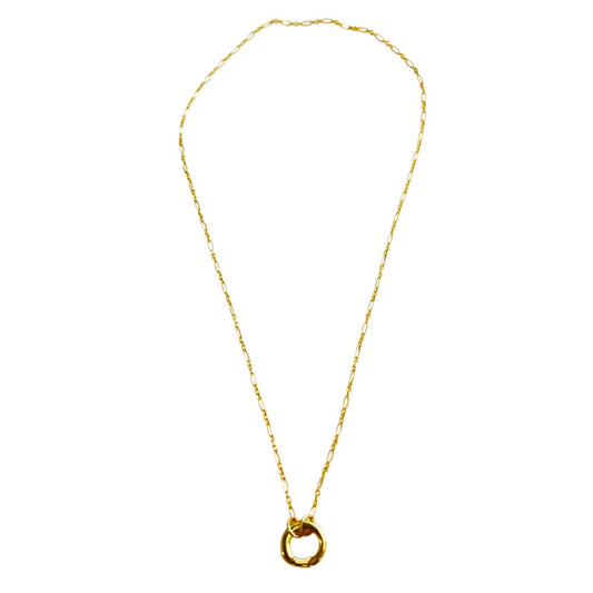 Gold-Filled Chain with Charm Holder
