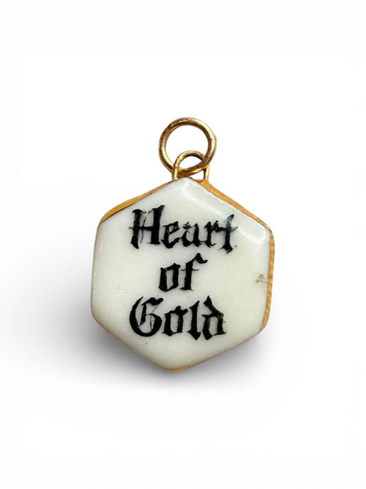 “Heart of Gold” Charm