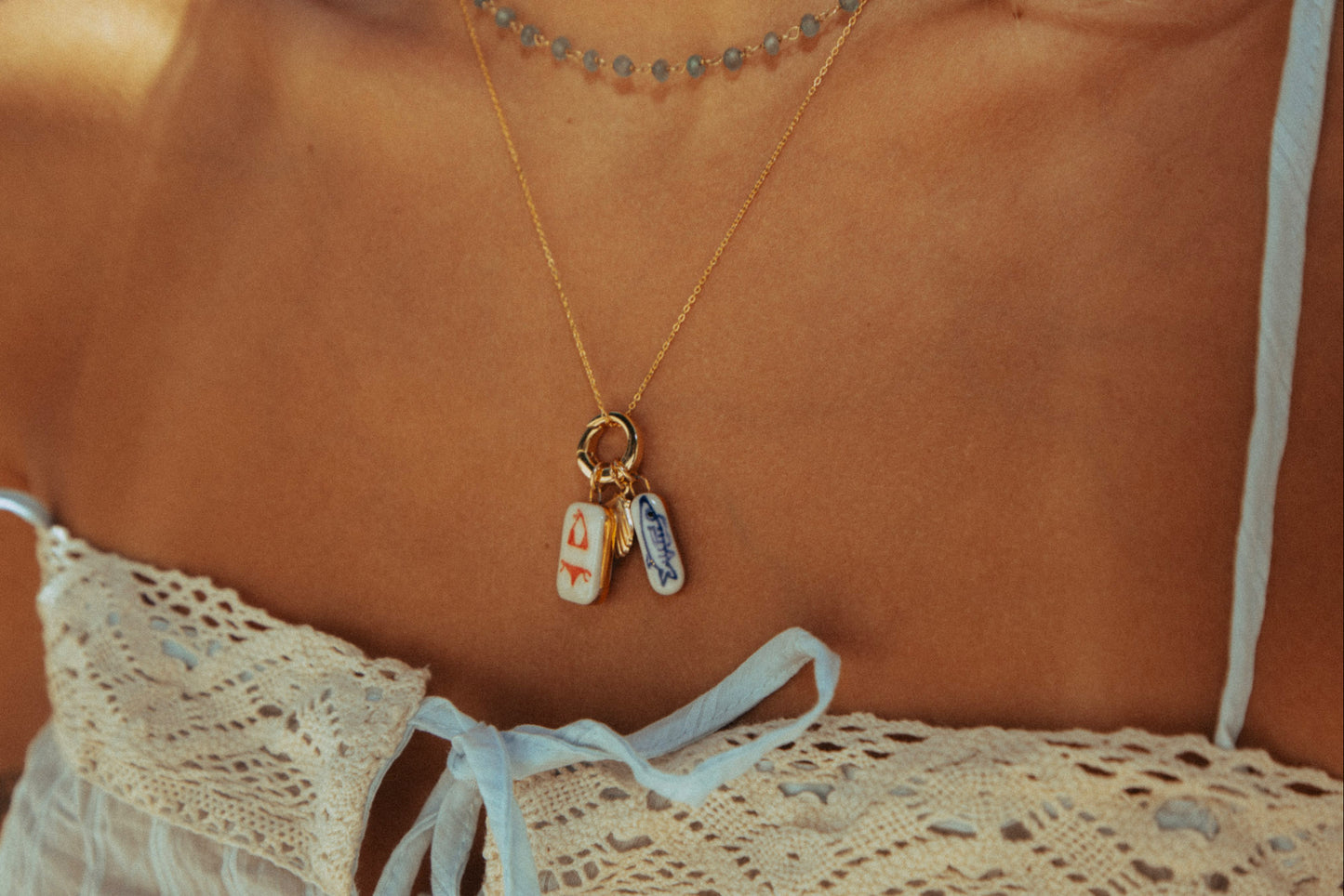 Lucky Blue Fish Charm