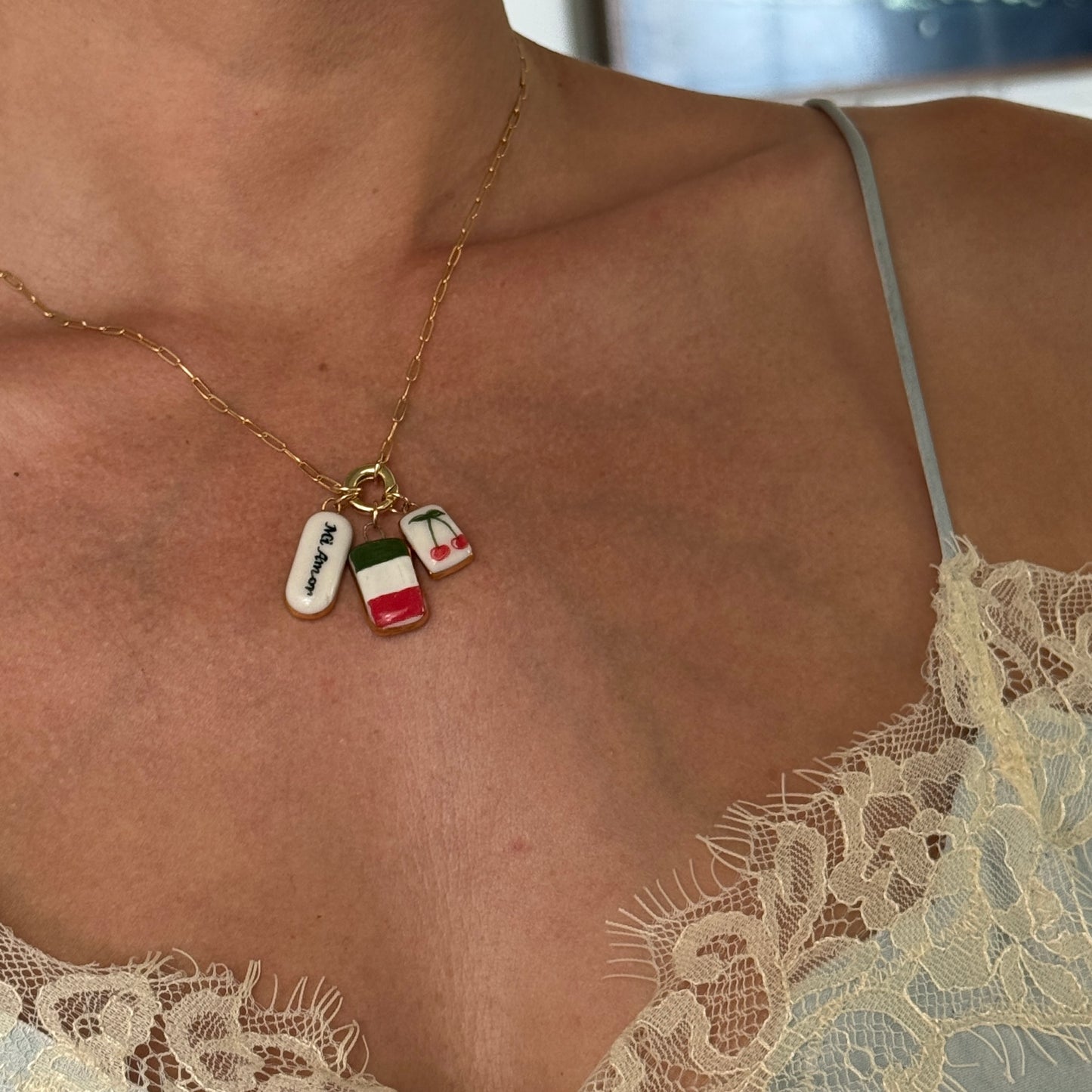 Italian Flag Charm
