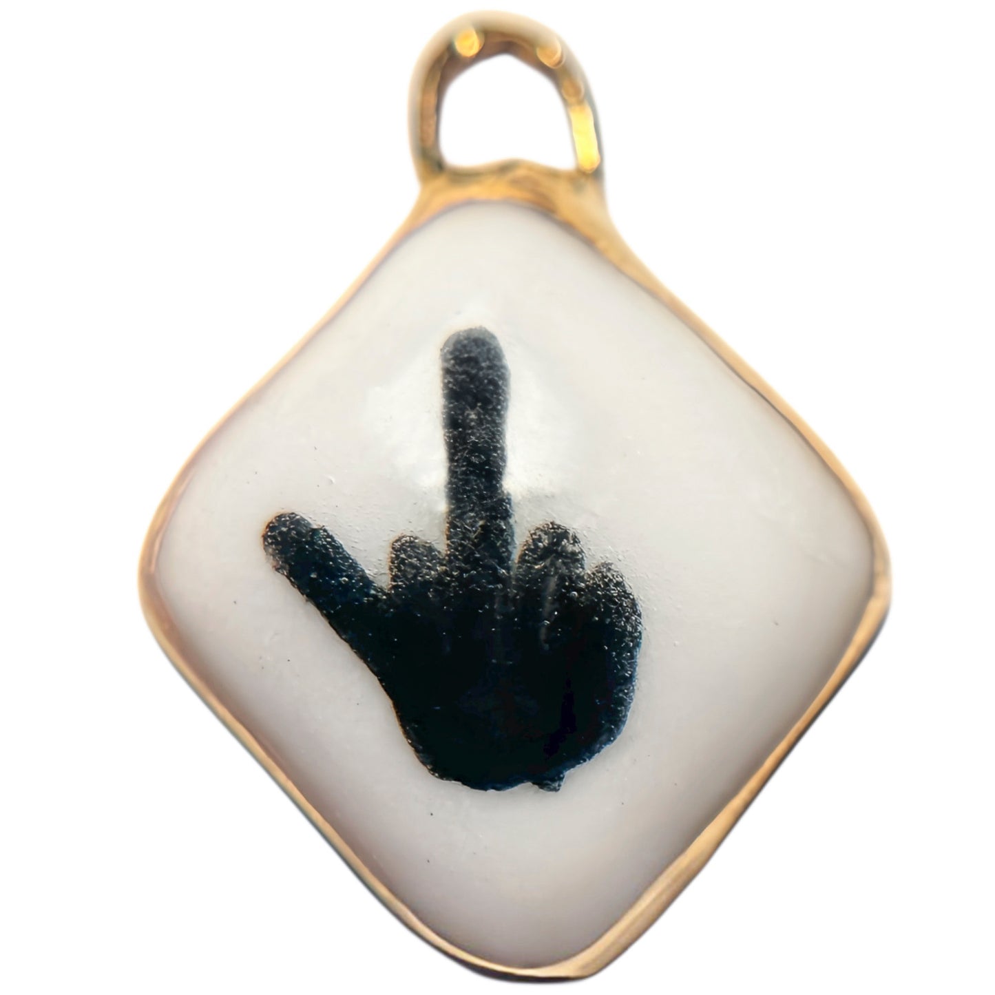 Middle Finger Charm