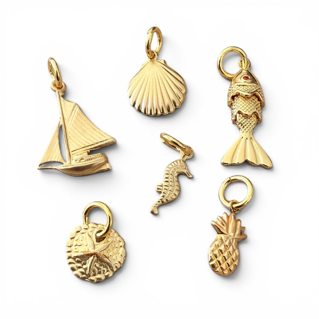 Nautical 14k Gold Filled Charms