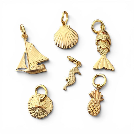 Nautical 14k Gold Filled Charms