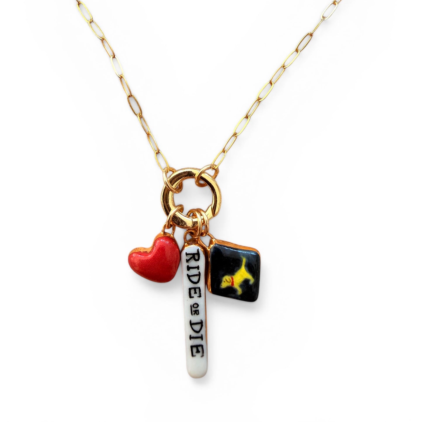 “Ride or Die” Bar Charm