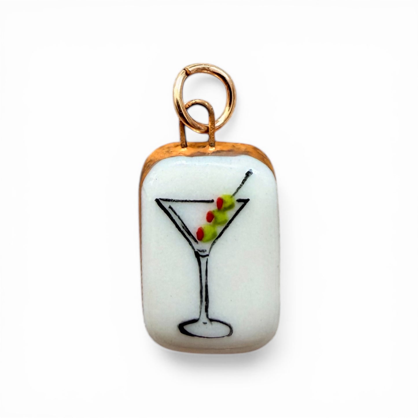 Martini Glass Charm