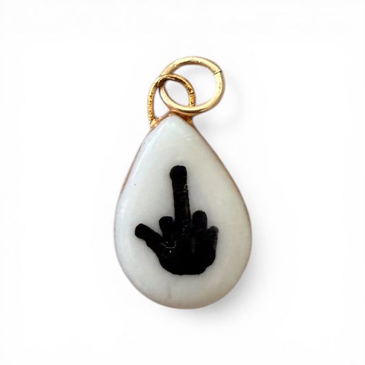 Middle Finger Charm