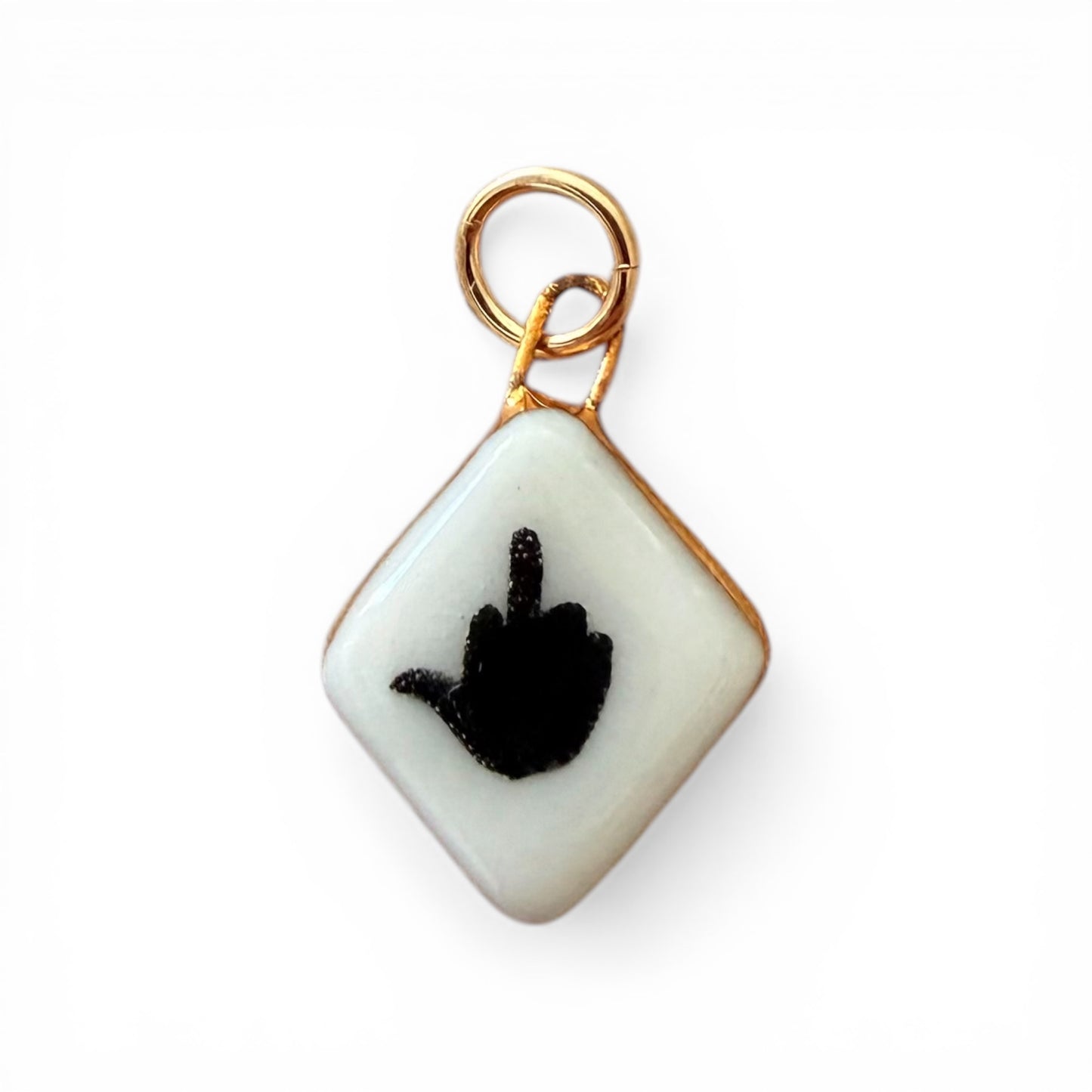 Middle Finger Charm