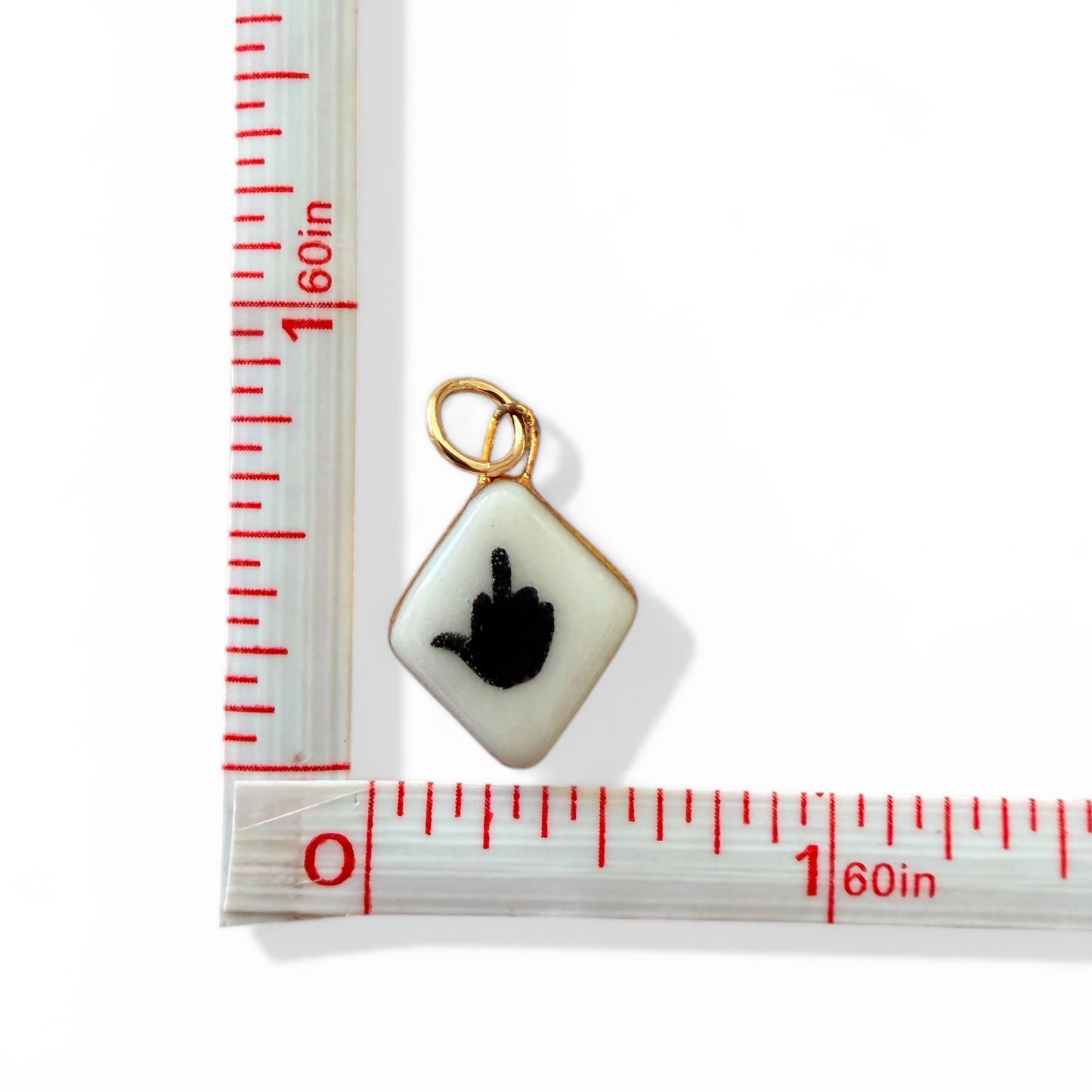 Middle Finger Charm
