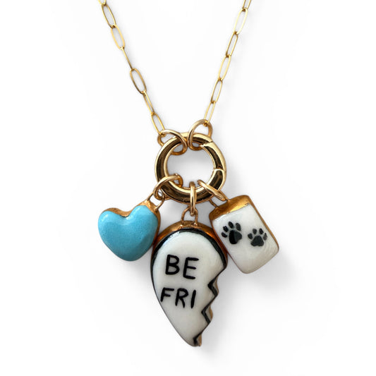 “Best Friend” Broken Heart Charms