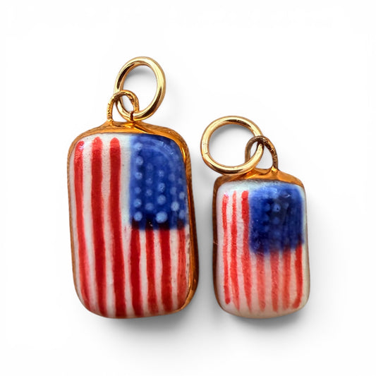 American Flag Charm