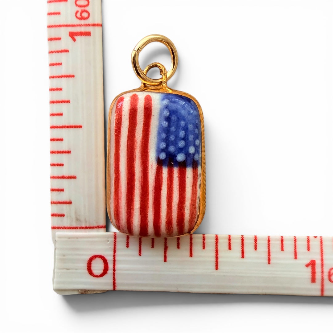 American Flag Charm