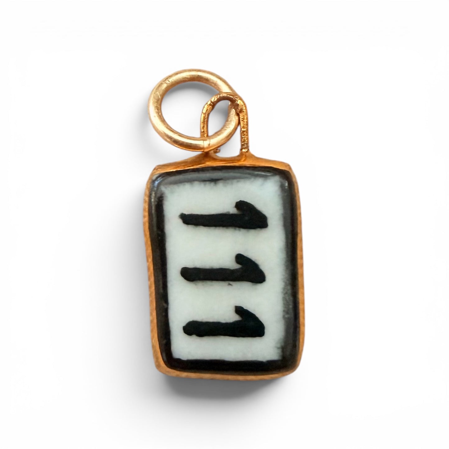 Angel Numbers Rectangle Charm