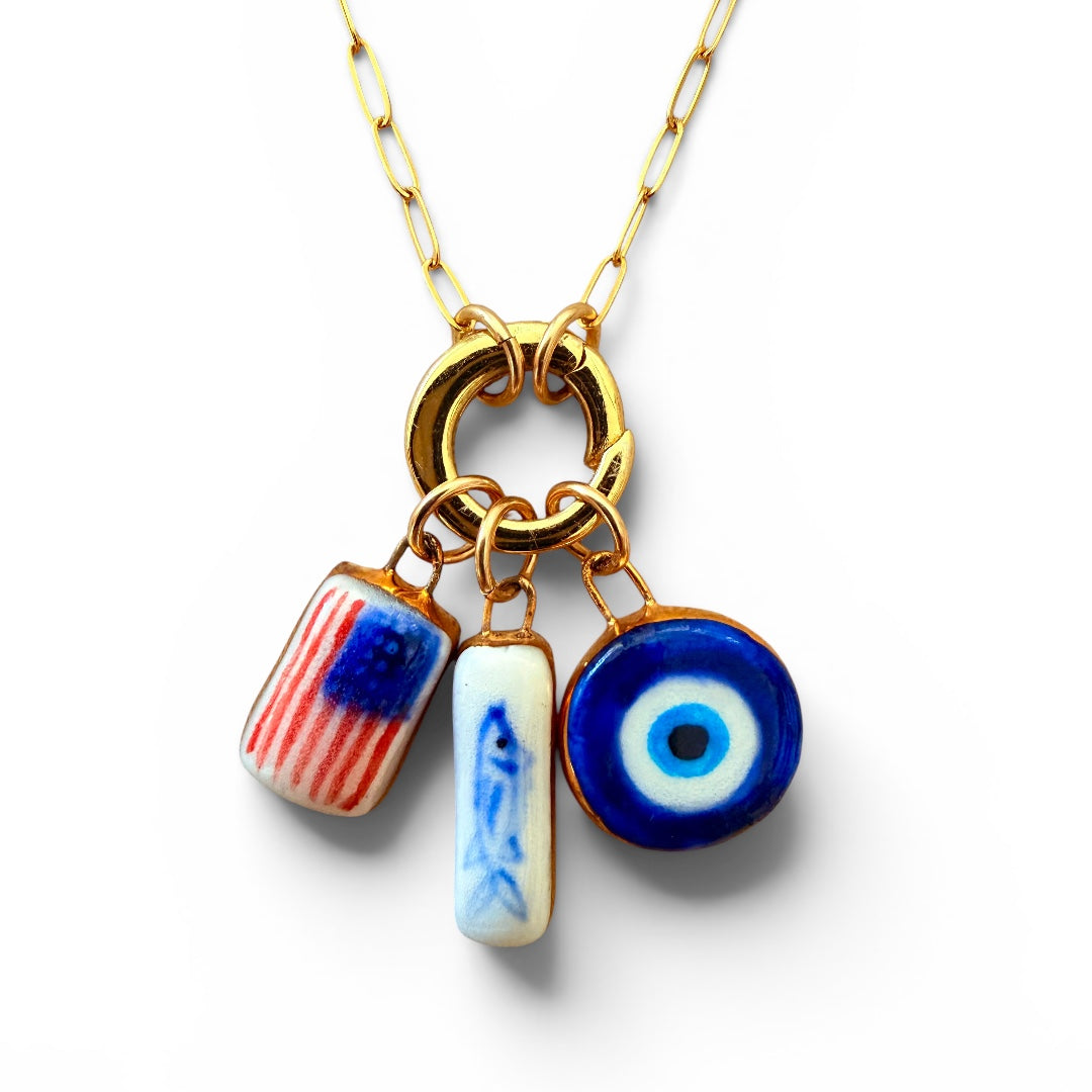 Lucky Blue Fish Charm