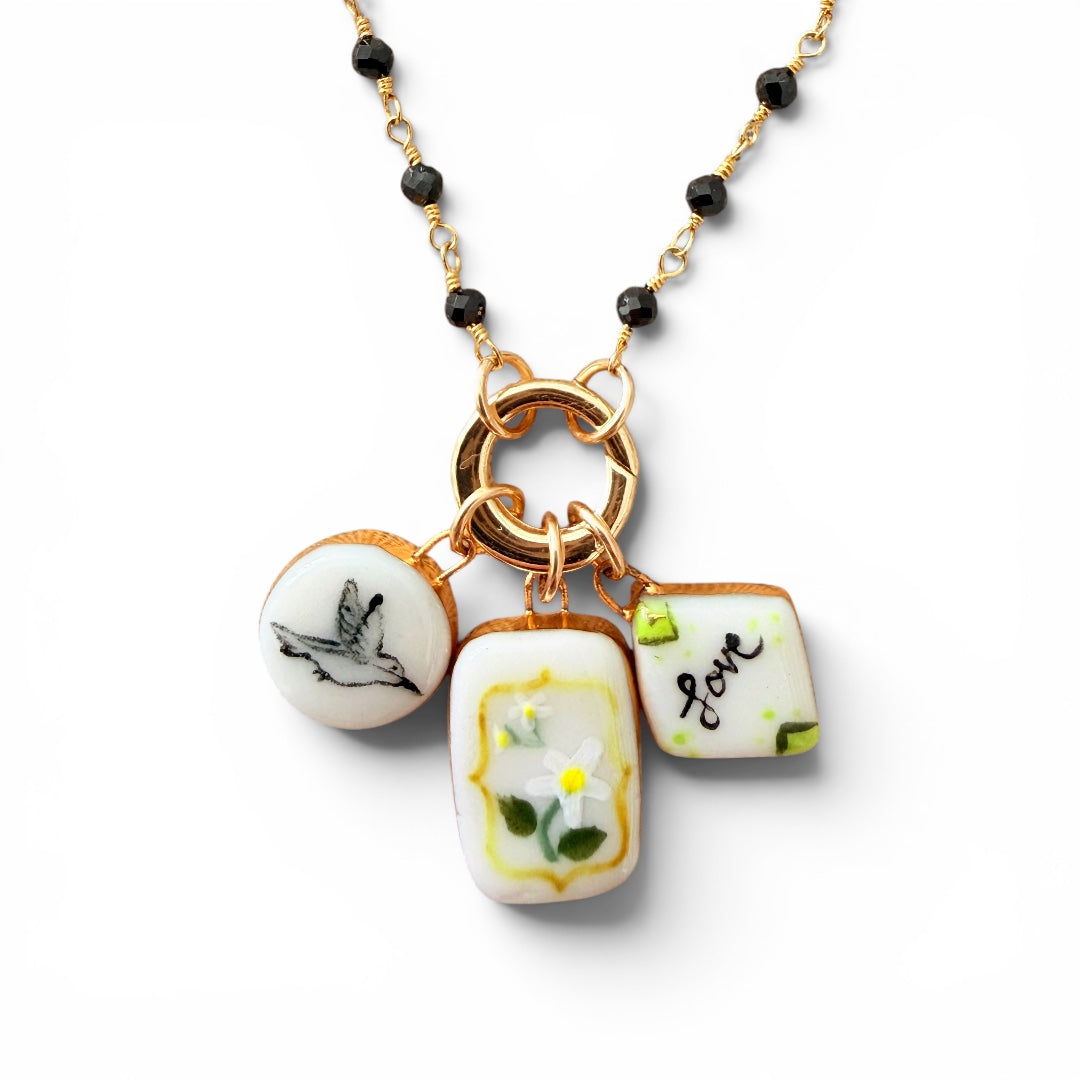 Daisy Portrait Charm