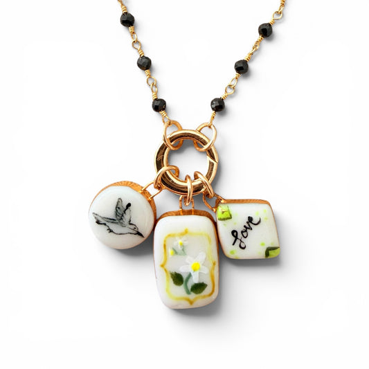 Daisy Portrait Charm