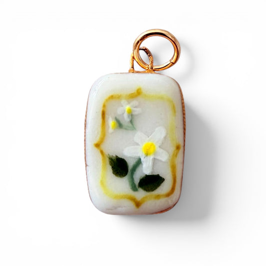 Daisy Portrait Charm
