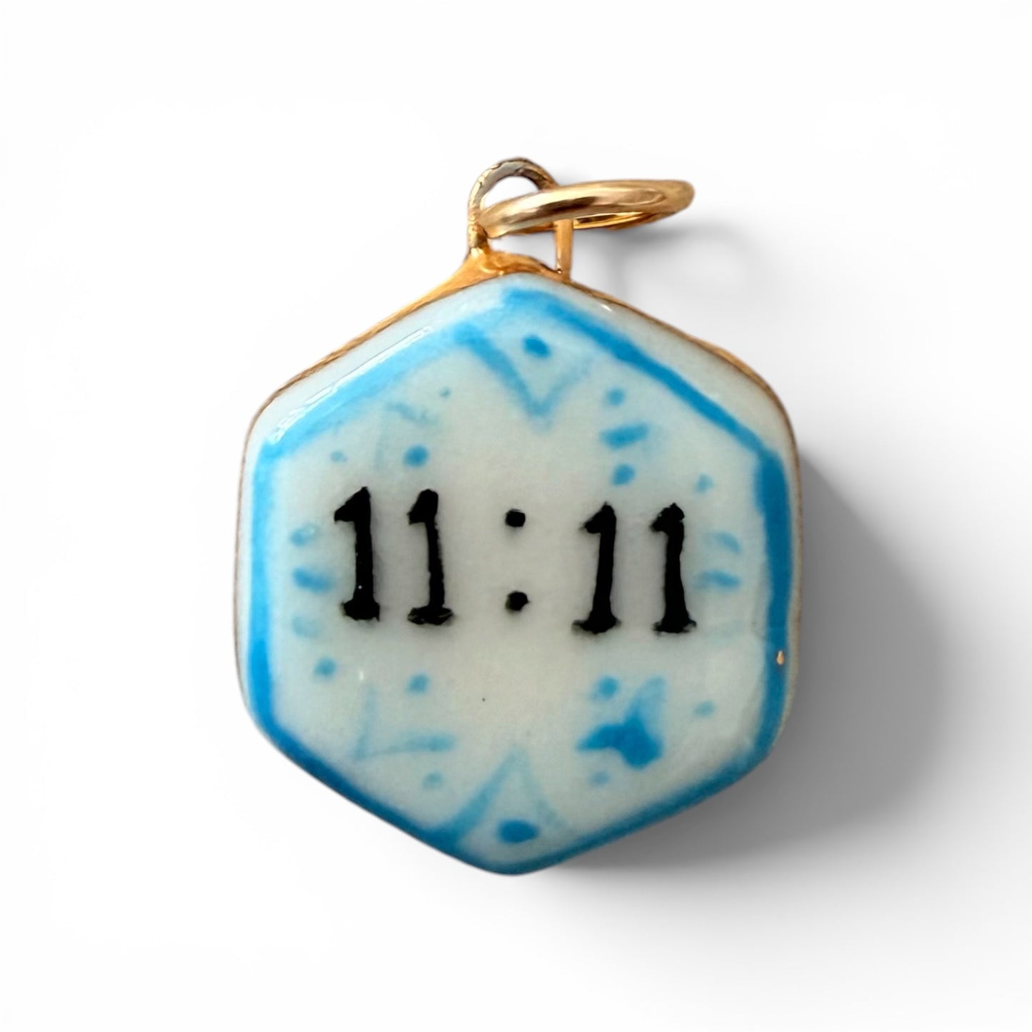 11:11 Hexagon Charm