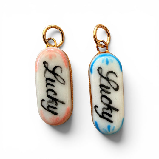 “Lucky” Bar Charm