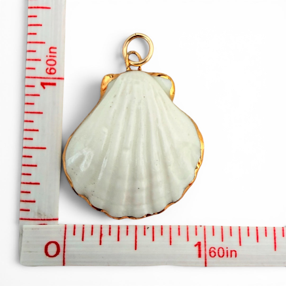 Scallop Seashell Charm